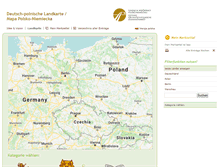 Tablet Screenshot of deutsch-polnische-landkarte.info